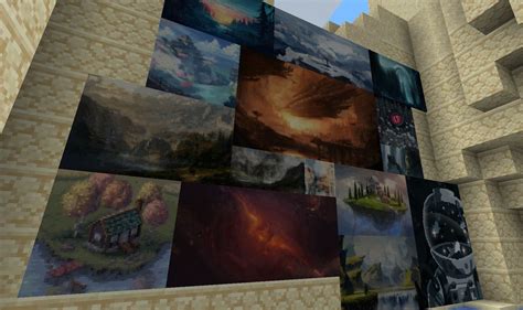 immersive paintings mod mcpe  This pack offers a range of subtle but impactful changes that make navigating menus and managing inventory a breeze